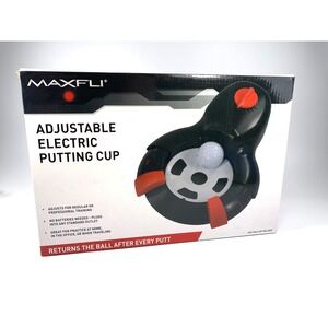 MAXFLI Electric Adjustable Golf Putting Cup w/ Automatic‎ Ball Return New in Box